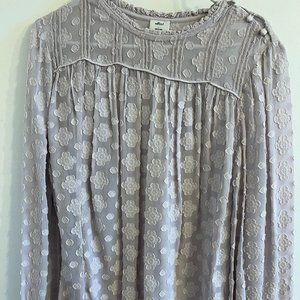 Womens Lavendar Wilfred Blouse, size Large